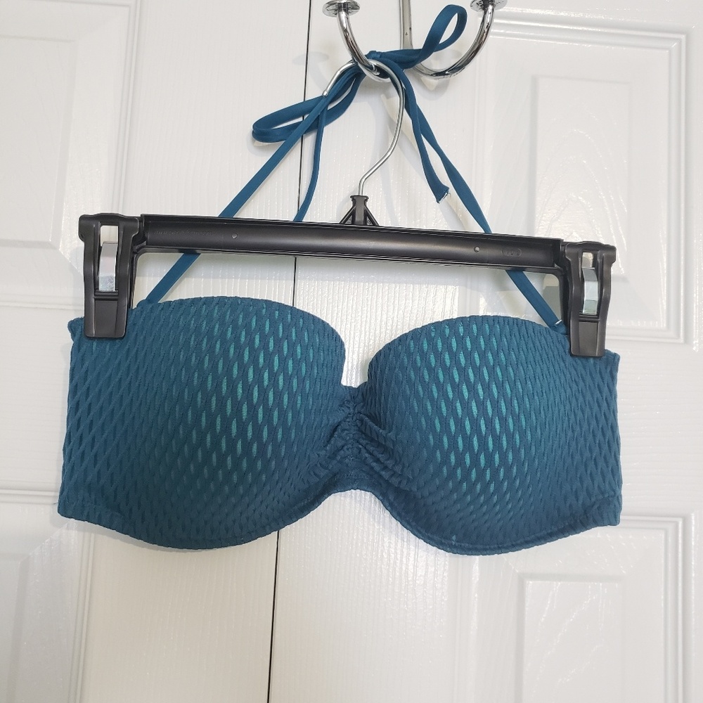NWOT Shade & Shore Bra Size Bandeau Swim Top 34C
